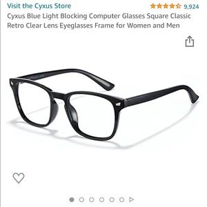 Cyxus Blue Light glasses - like new!